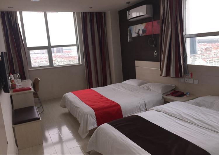 Thank Inn Chain Hotel Shandong Qingdao Laixi Nanjing Road ภายนอก รูปภาพ
